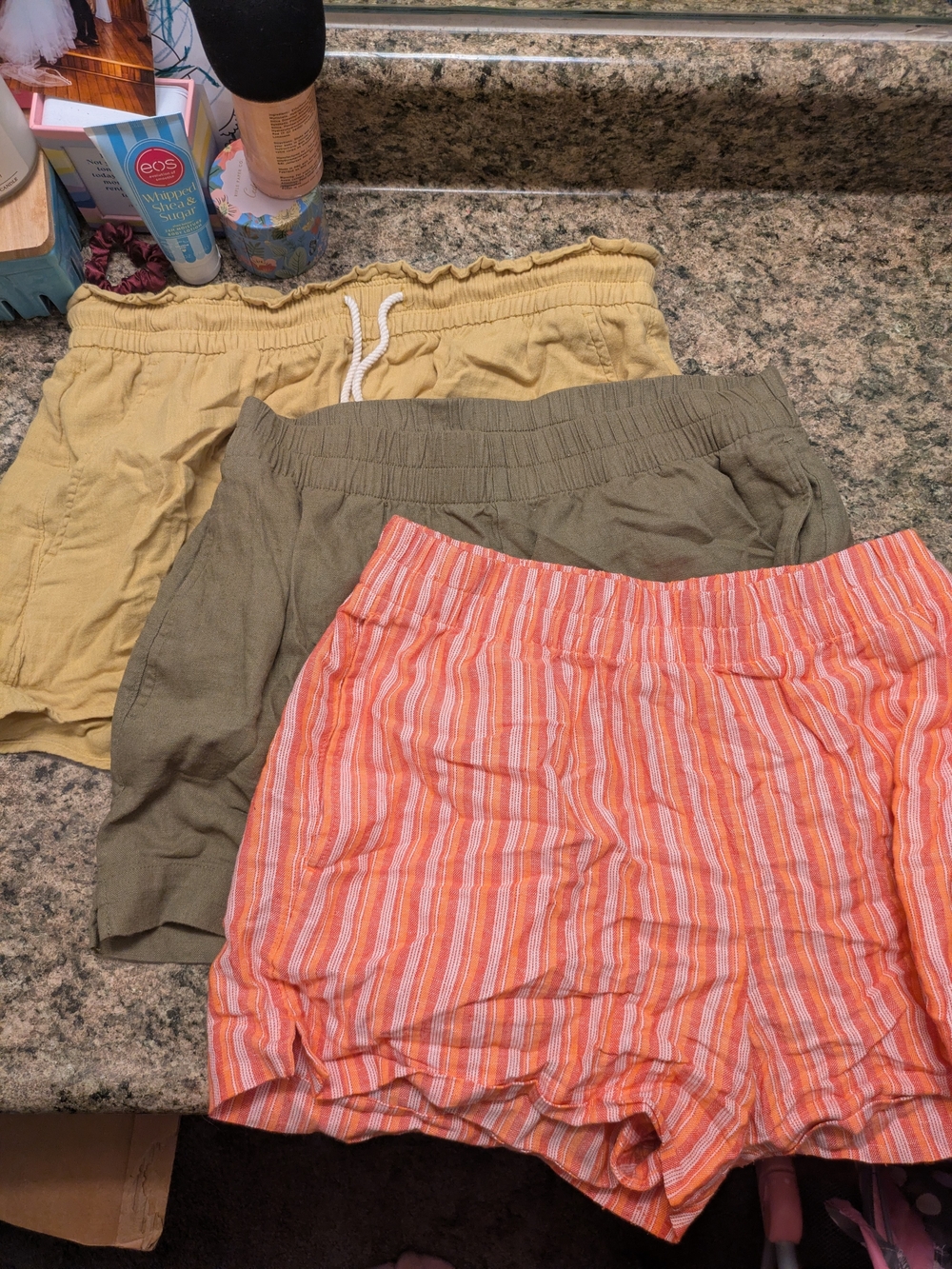 Women's Elastic Waist Shorts - BUNDLE
